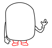 Hướng dẫn cách vẽ Minion 2 mắt đơn giản và ngộ nghĩnh đáng yêu cho bé - Bước 3