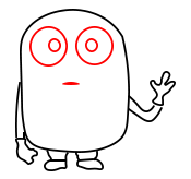 Hướng dẫn cách vẽ Minion 2 mắt đơn giản và ngộ nghĩnh đáng yêu cho bé - Bước 4