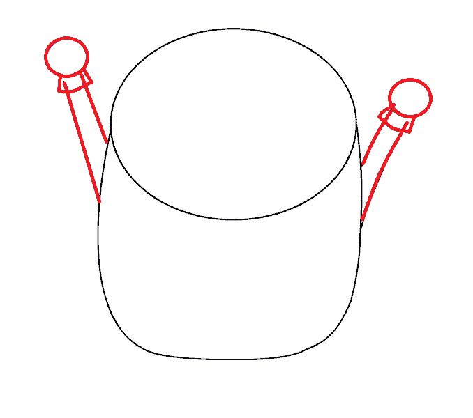 Hướng dẫn cách vẽ Minion đơn giản cho bé - Bước 3