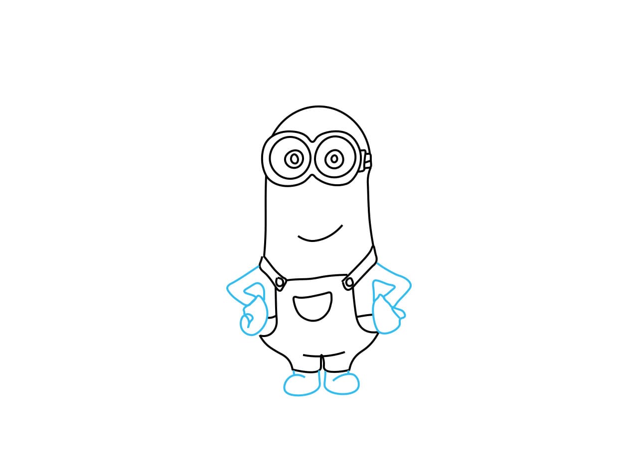 Minion Kevin - Bước 4