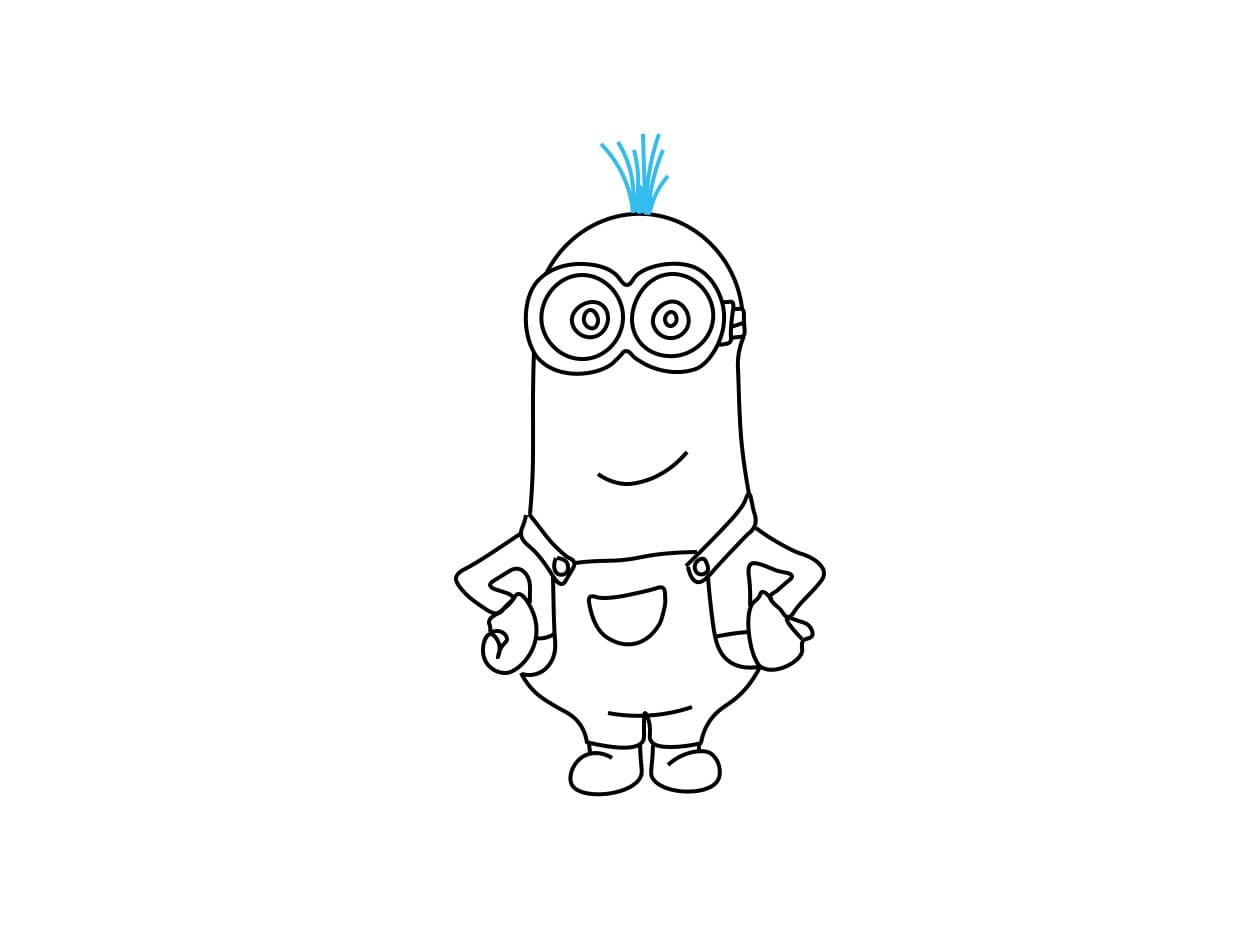 Minion Kevin - Bước 5