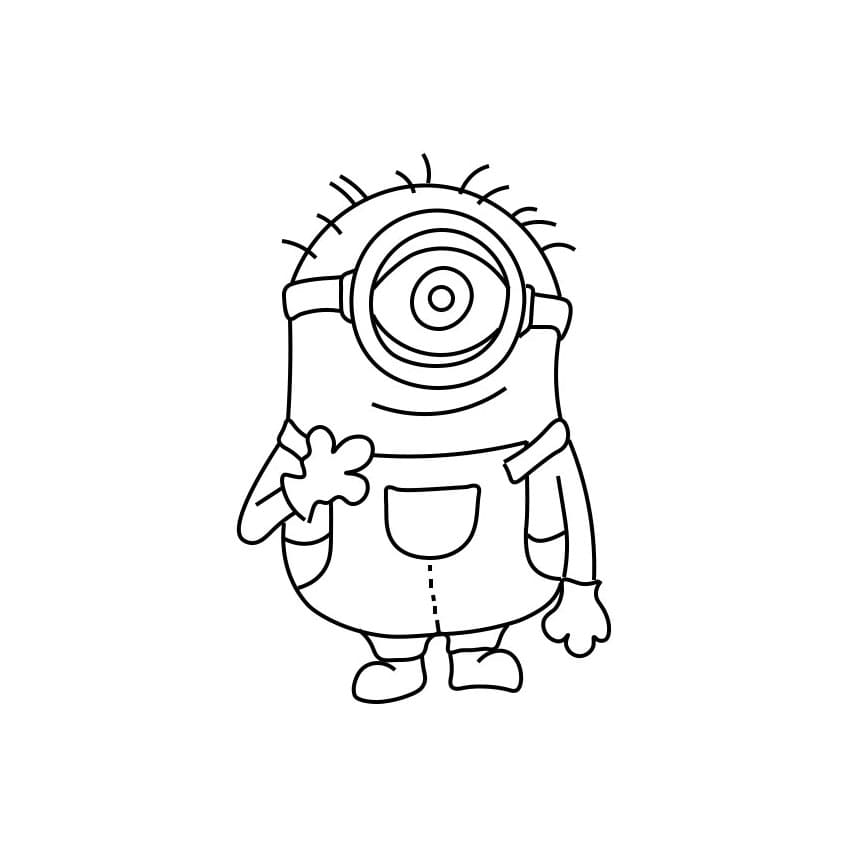 Vẽ minion 1 mắt