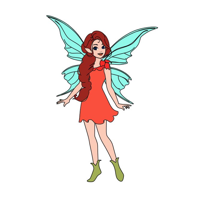 Hướng dẫn vẽ một nàng tiên xinh đẹp và dễ thương cho bé