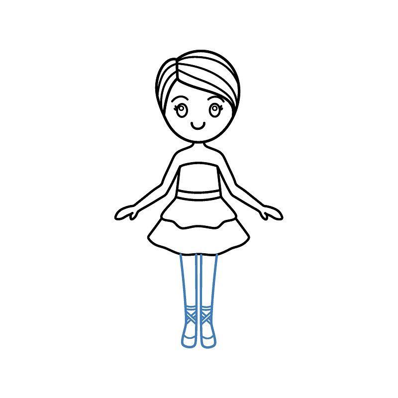 Hướng dẫn vẽ nàng tiên xinh đẹp. - Bước 5