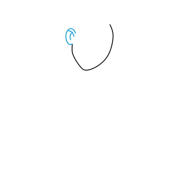 Hướng dẫn vẽ nhân vật Mulan (Hoa Mộc Lan) thân thiện cho bé - Bước 2