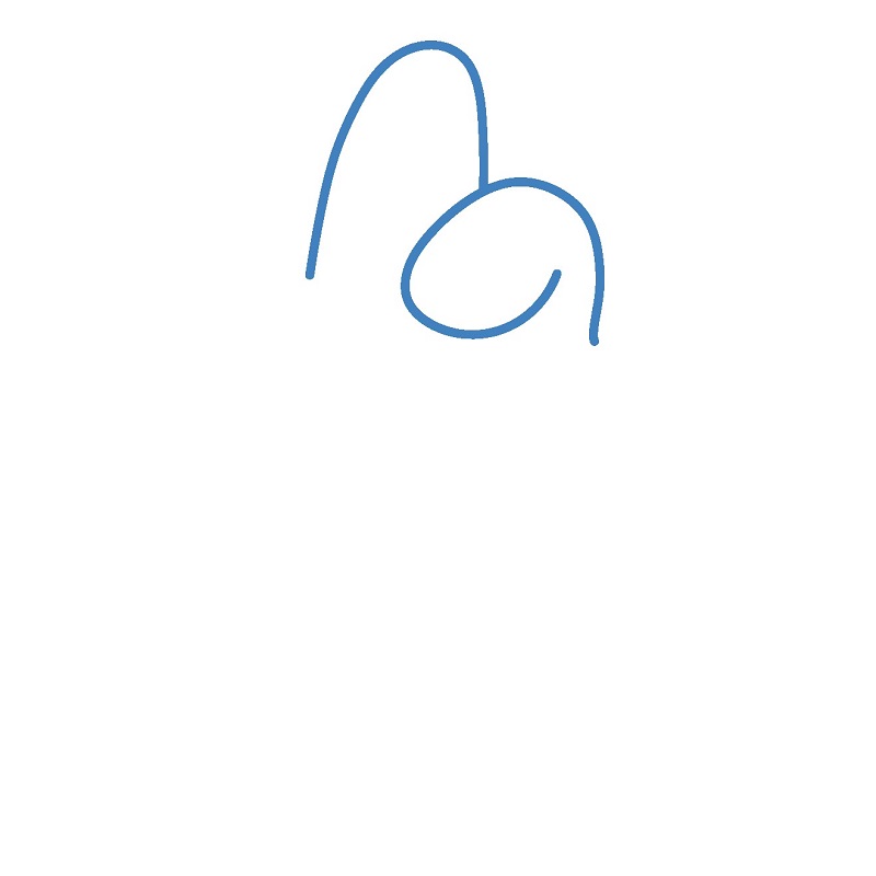 Hướng dẫn vẽ My Melody đơn giản. - Bước 1