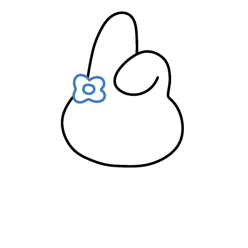 Hướng dẫn vẽ My Melody đơn giản. - Bước 3