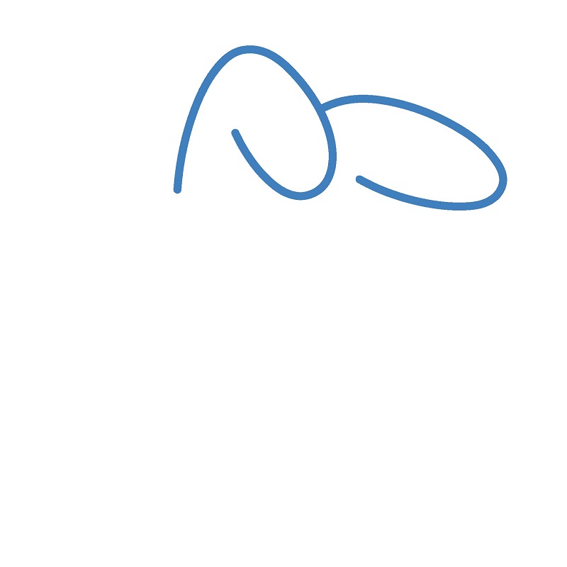 Hướng dẫn vẽ My Melody vui vẻ. - Bước 1