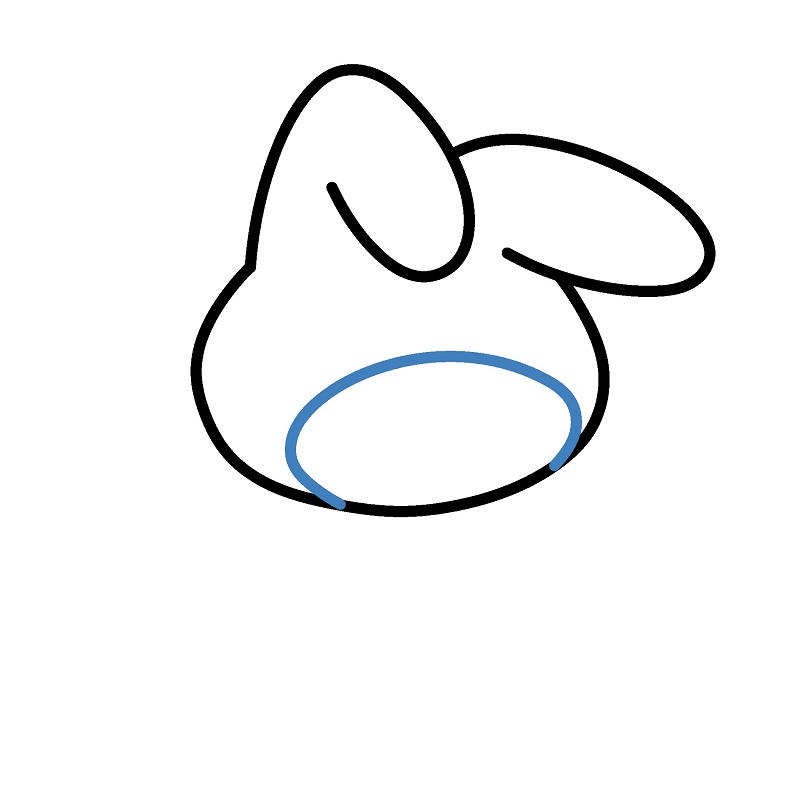 Hướng dẫn vẽ My Melody vui vẻ. - Bước 3