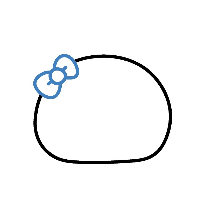 Hướng dẫn vẽ My Melody chibi đáng yêu. - Bước 2