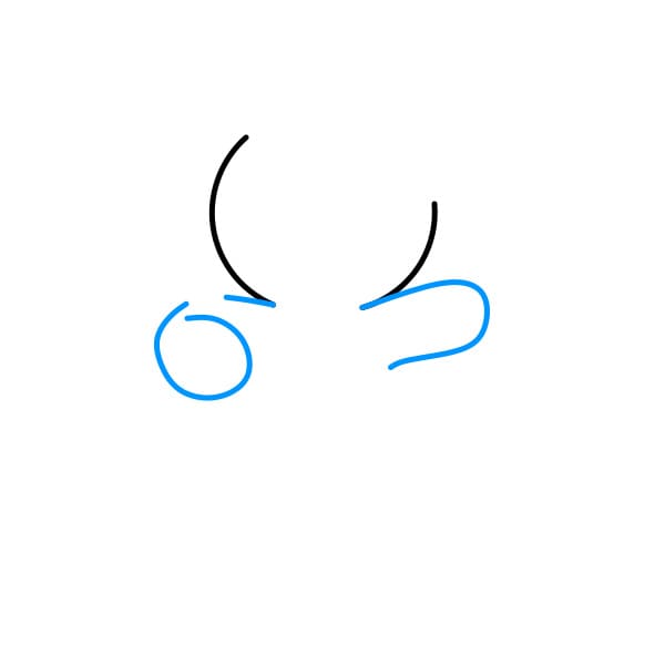 Hướng dẫn vẽ người bánh gừng đơn giản và đẹp cho bé - Bước 2