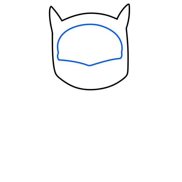 Hướng dẫn vẽ người dơi vui vẻ - Bước 2