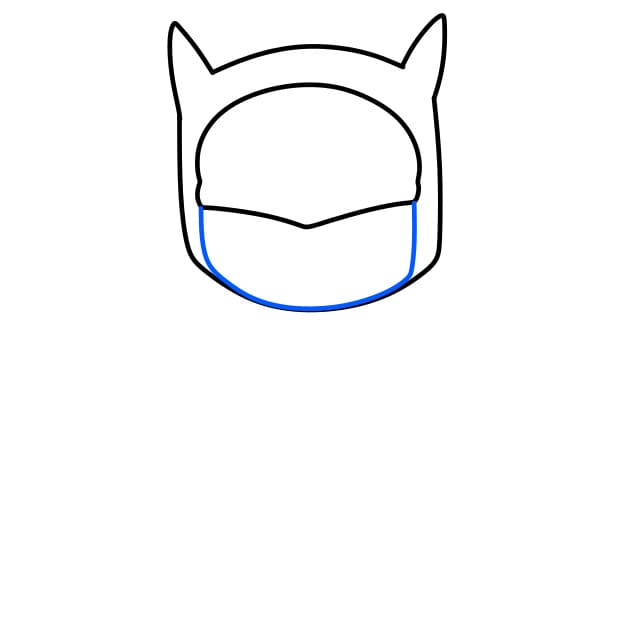 Hướng dẫn vẽ người dơi vui vẻ - Bước 3