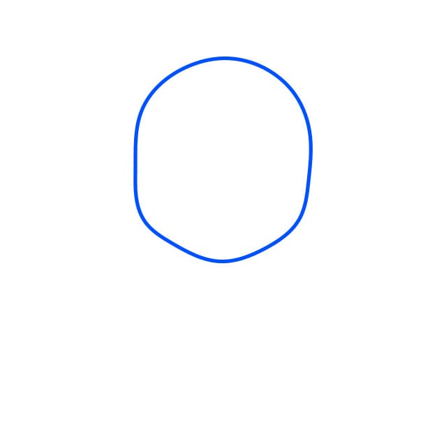 Hướng dẫn vẽ người nhện có những chiếc móng vuốt sắc nhọn - Bước 1