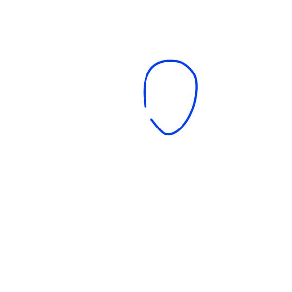 Hướng dẫn vẽ người nhện - Bước 1