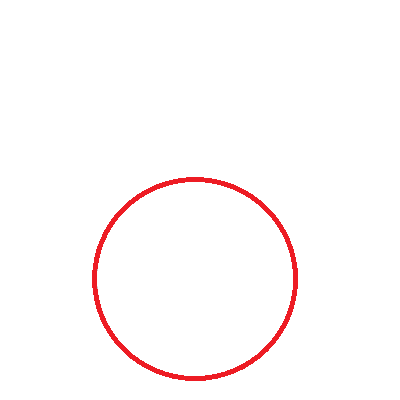 Hướng dẫn cách vẽ người tuyết đơn giản cho bé - Bước 1