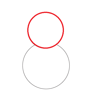 Hướng dẫn cách vẽ người tuyết đơn giản cho bé - Bước 2