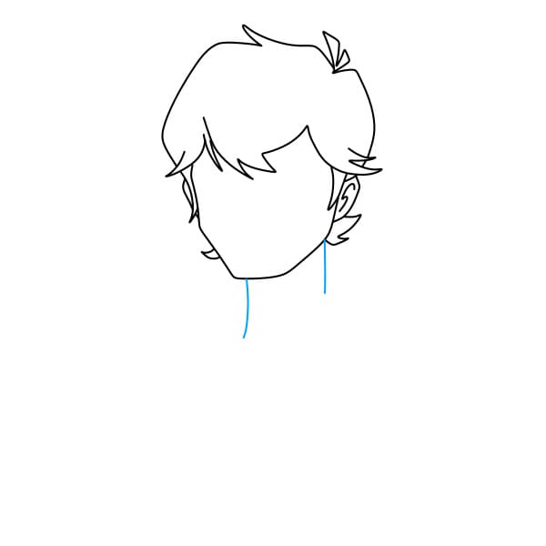 Hướng dẫn vẽ nhân vật Ben Tennyson – Ben 10 đơn giản và đẹp cho bé - Bước 4