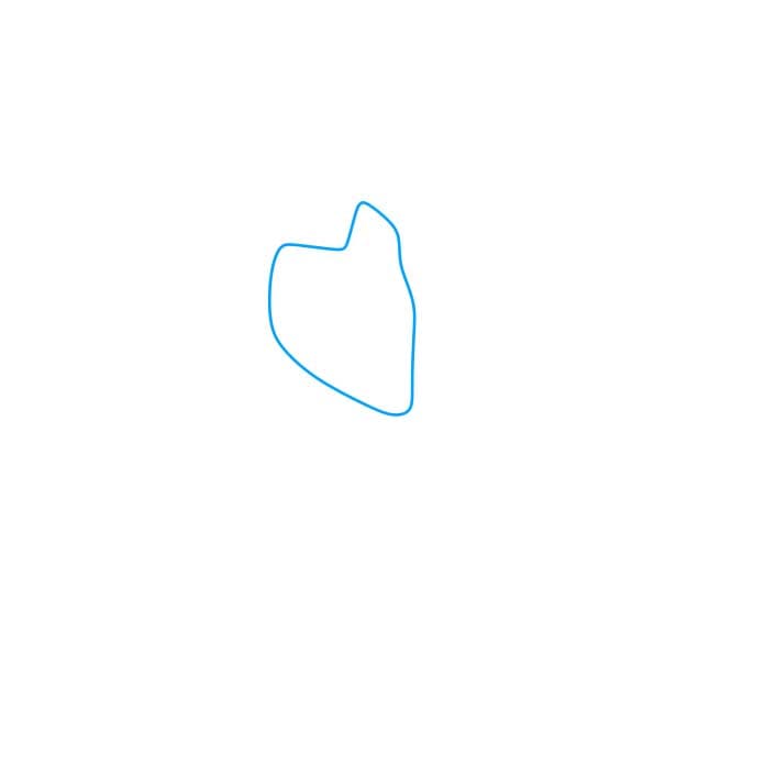 Hướng dẫn cách vẽ Maleficent - Bước 1