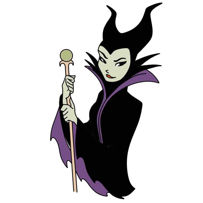 Hướng dẫn cách vẽ Maleficent