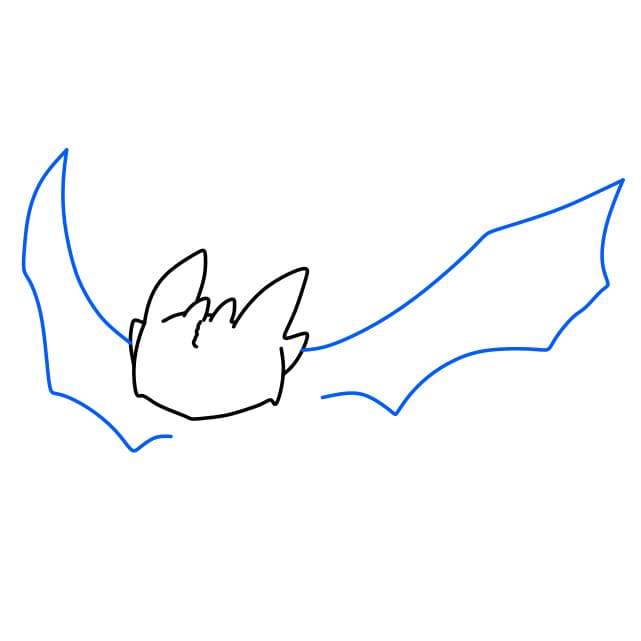 Hướng dẫn vẽ nhân vật Răng Sún trong phim hoạt hình Bí Kíp Luyện Rồng - Bước 3