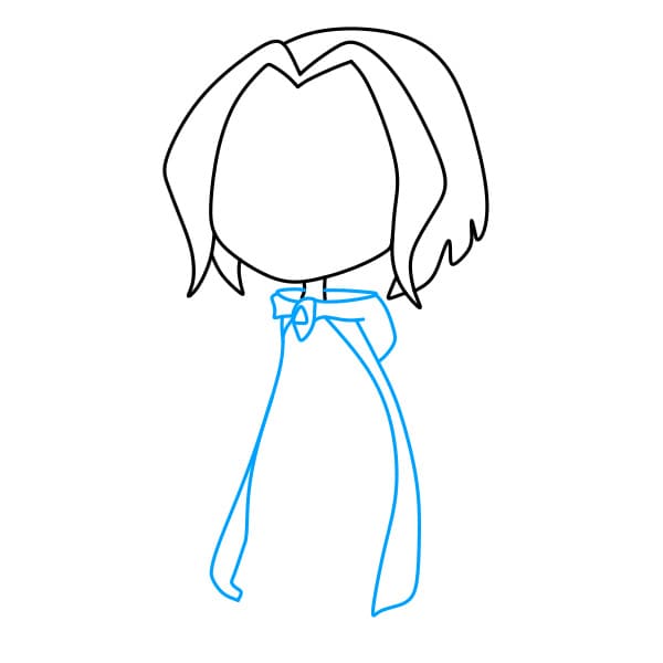 Hướng dẫn vẽ nhân vật Raven - Bước 4