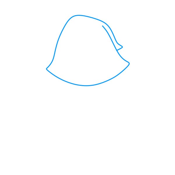 Hướng dẫn vẽ nhân vật Raven đang buồn chán - Bước 1