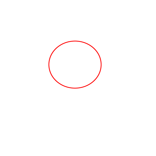 Hướng dẫn vẽ nhân vật Xấu Hổ trong phim những mảnh ghép cảm xúc 2. - Bước 1