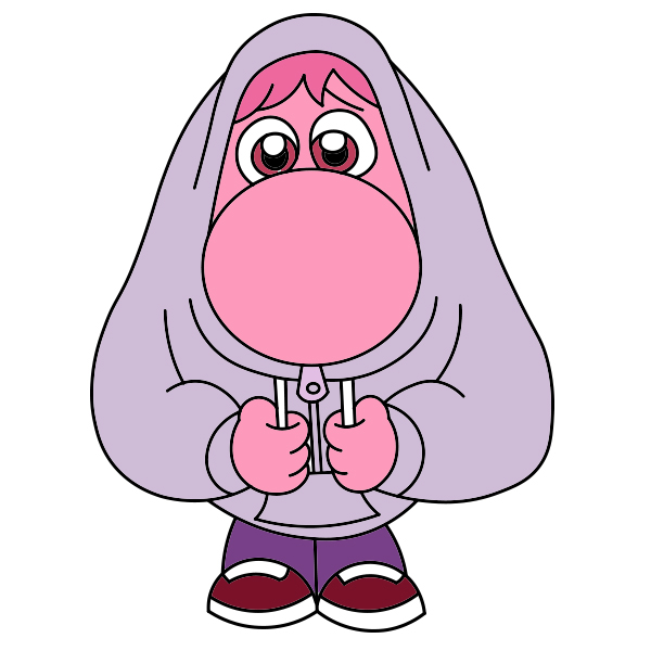 Hướng dẫn vẽ nhân vật Xấu Hổ trong phim những mảnh ghép cảm xúc 2.