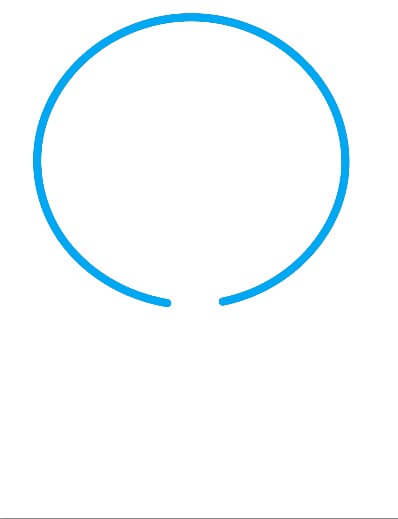 Hướng dẫn vẽ Doraemon đáng yêu - Bước 1