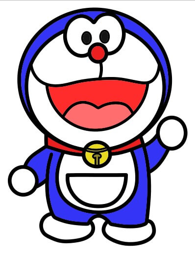 Hướng dẫn vẽ Doraemon đáng yêu