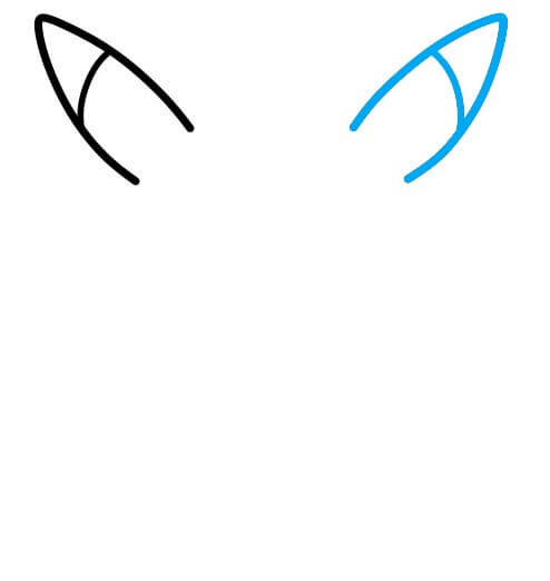 Hướng dẫn vẽ Pikachu đáng yêu - Bước 2