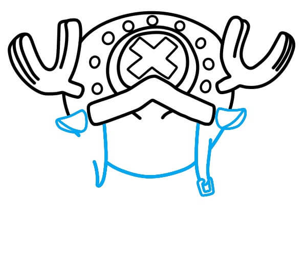 Hướng dẫn vẽ Chopper đáng yêu - Bước 5