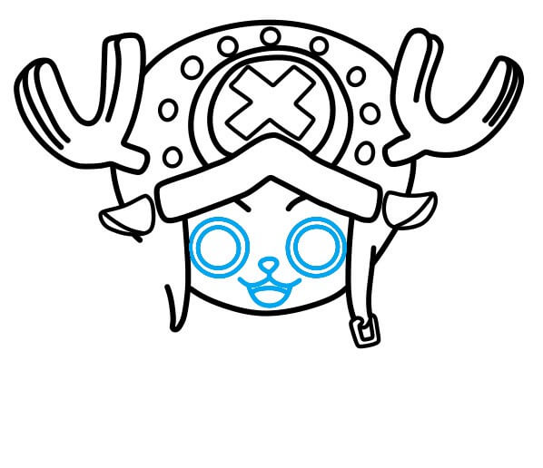 Hướng dẫn vẽ Chopper đáng yêu - Bước 6