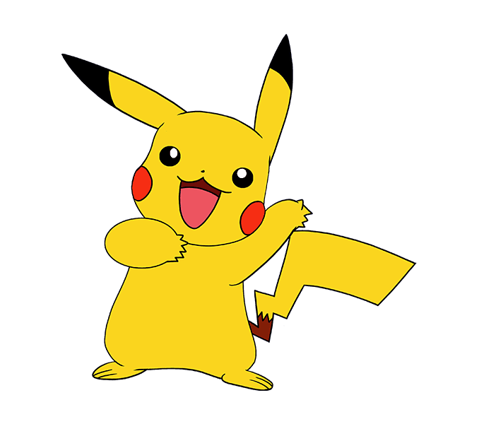 Cách vẽ Pikachu