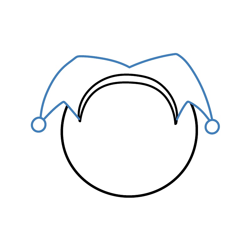 Hướng dẫn vẽ Pomni siêu đáng yêu. - Bước 3