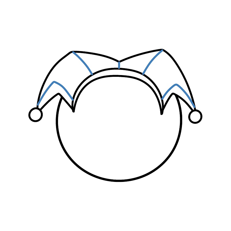 Hướng dẫn vẽ Pomni siêu đáng yêu. - Bước 4