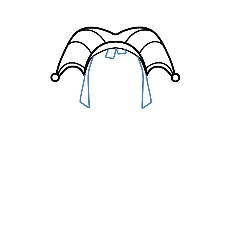 Hướng dẫn vẽ Pomni ngơ ngác. - Bước 3