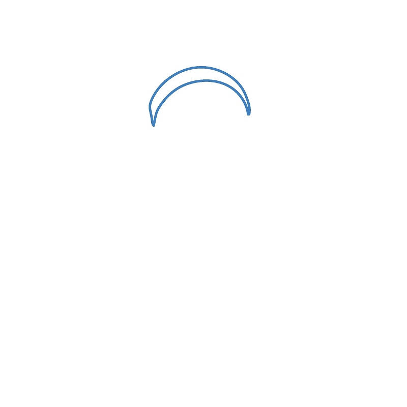 Hướng dẫn vẽ Pomni đang suy nghĩ. - Bước 1