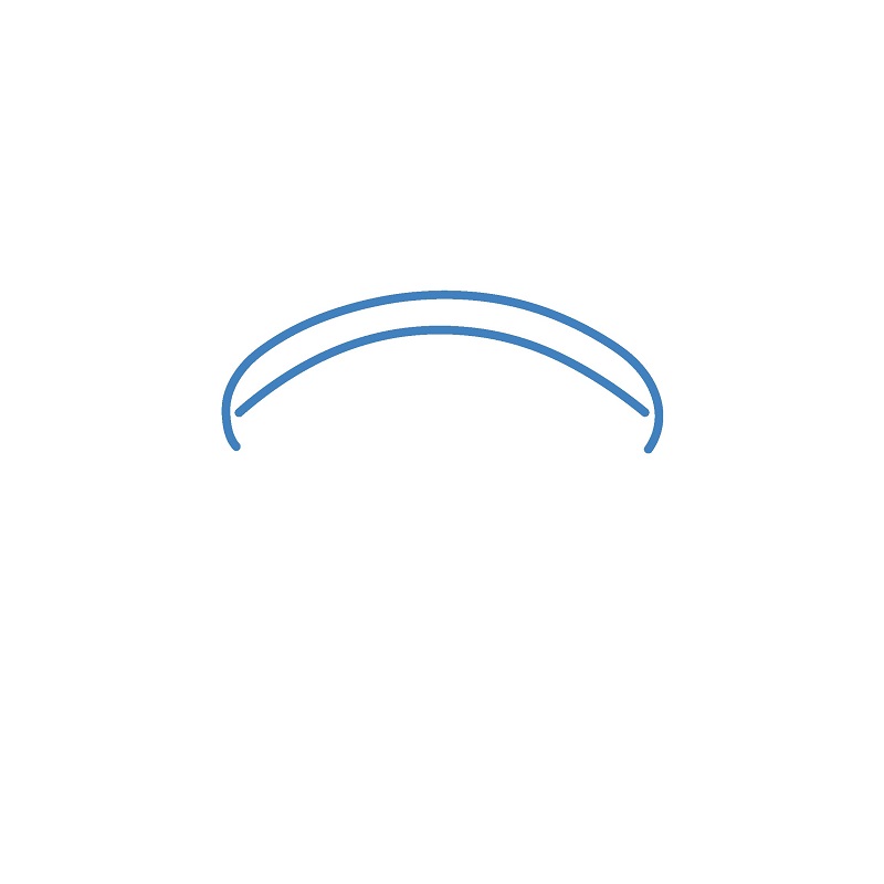 Hướng dẫn vẽ đầu của Pomni. - Bước 1