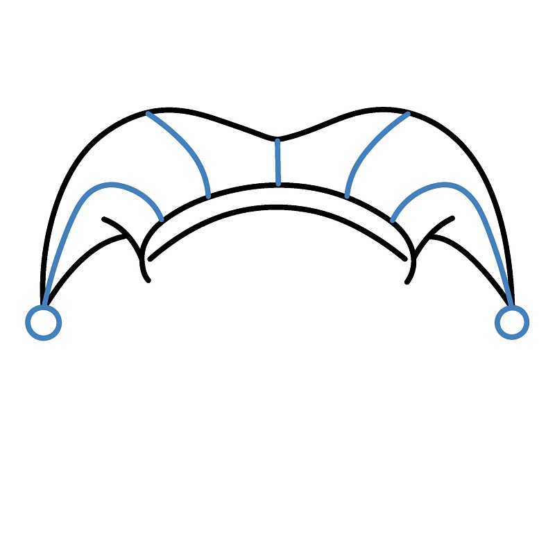 Hướng dẫn vẽ đầu của Pomni. - Bước 3