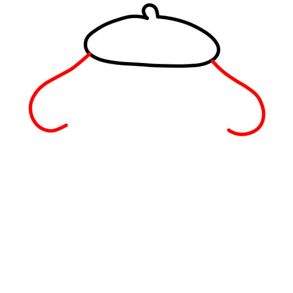 Hướng dẫn vẽ Pompompurin dễ thương cho trẻ em - Thêm đôi tai