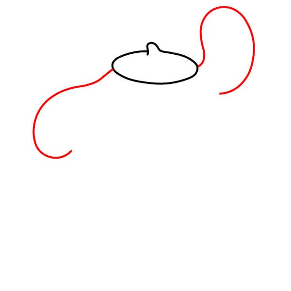 Hướng dẫn vẽ Pompompurin từng bước cho trẻ em - Thêm đôi tai lớn