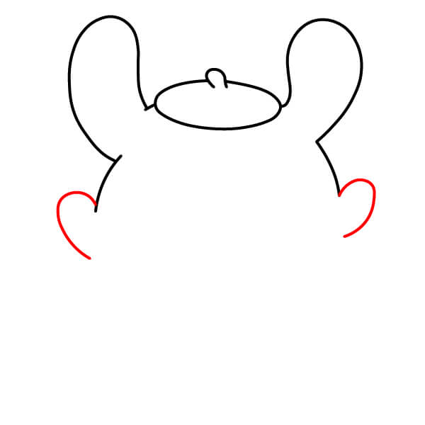 Cách vẽ Pompompurin vui nhộn chỉ với 9 bước đơn giản. - Vẽ đôi tay