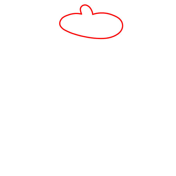 Các bước đơn giản để vẽ Pompompurin đang ngủ - Vẽ chiếc mũ