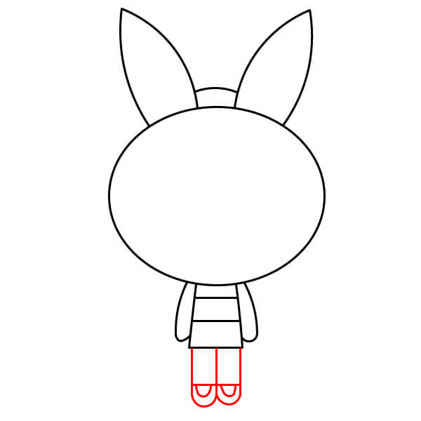 Hướng dẫn vẽ Blossom đơn giản dành cho trẻ em - Bước 5