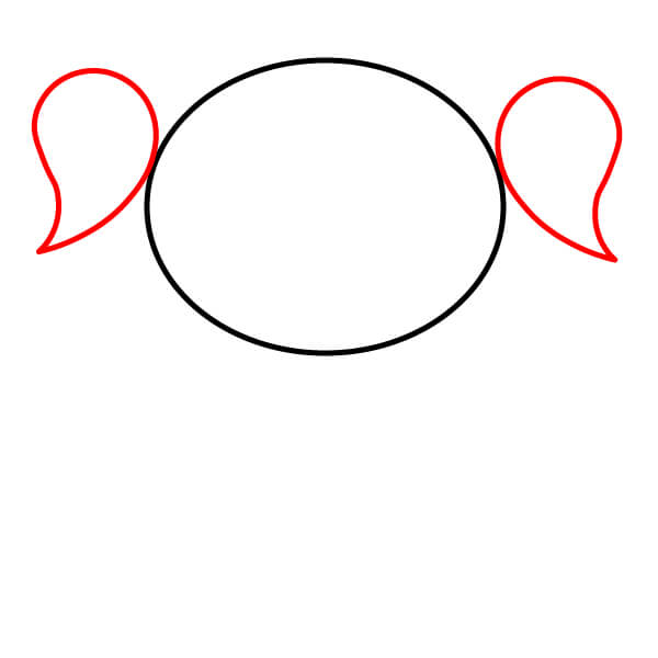 Học cách vẽ Bubbles từ Powerpuff Girls theo các bước đơn giản. - Bước 2