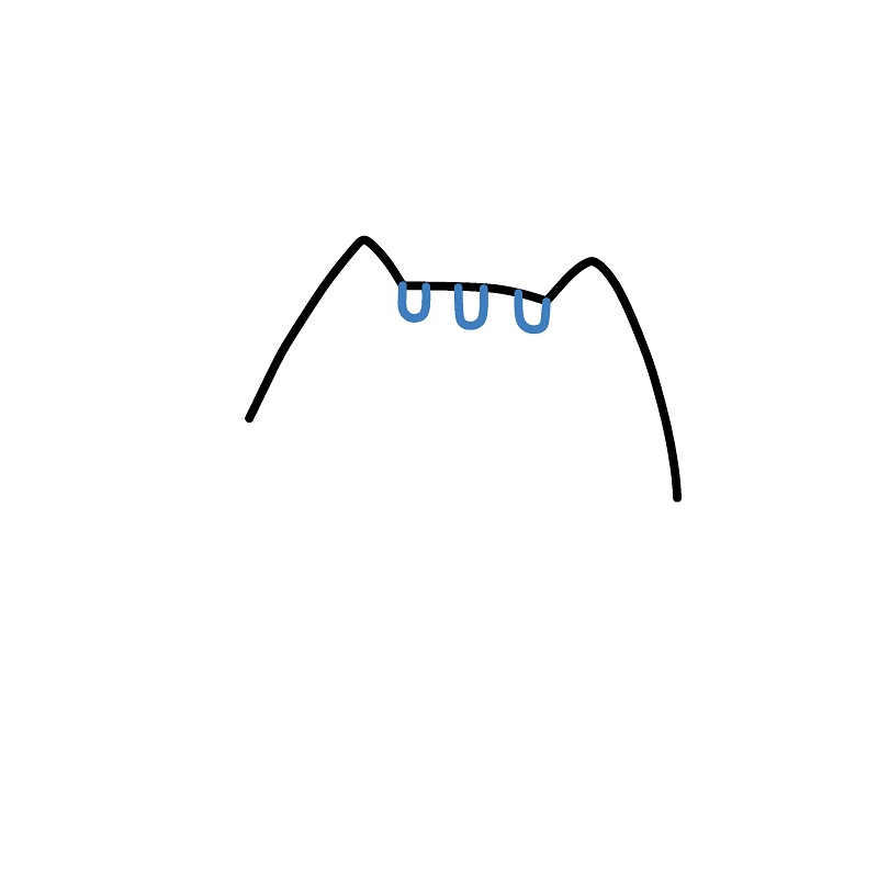 Hướng dẫn vẽ Pusheen sinh nhật vui vẻ. - Bước 2