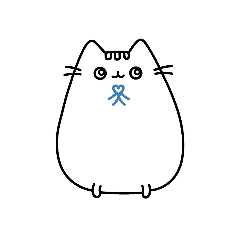Hướng dẫn vẽ Pusheen Pusheen thiên thần. - Bước 5