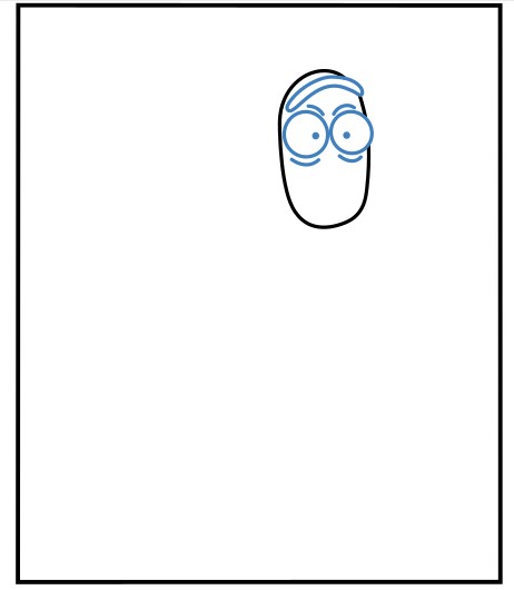 Hướng dẫn vẽ biểu cảm bất ngờ của Rick và Morty. - Bước 3